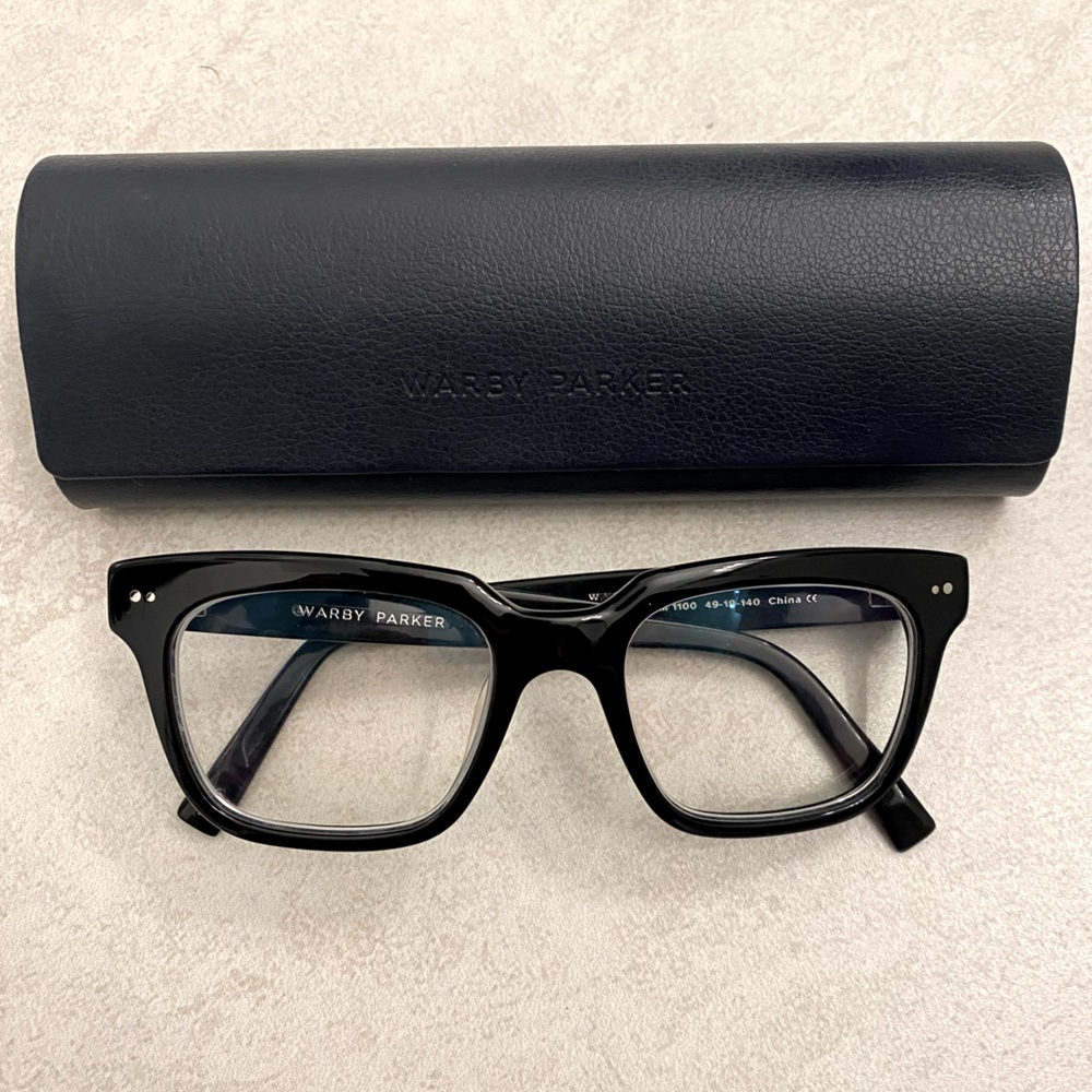 Warby Parker “Winston” frames (black)